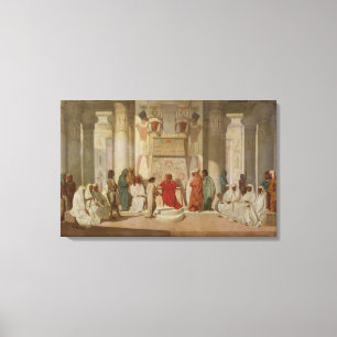 Joseph Explaining Pharaoh's Dreams Canvas Print
