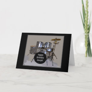 Joseph Happy Birthday Drums Card