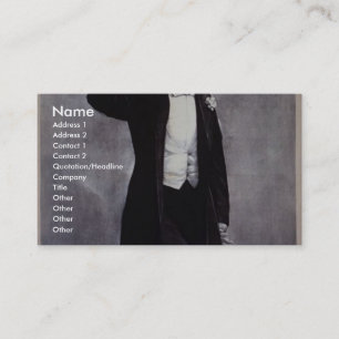 Joseph Hart Vaudeville, 'Henry French' Retro Theat Business Card