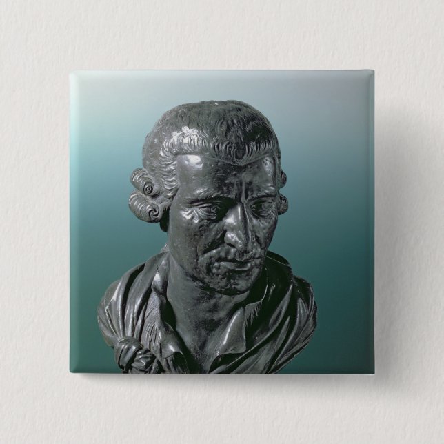 Joseph Haydn 2 Inch Square Button (Front)