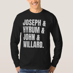 Joseph, Hyrum, John and Willard Liberty Four LDS T-Shirt