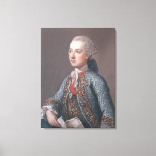 Joseph II Holy Roman Emperor and King of Canvas Print