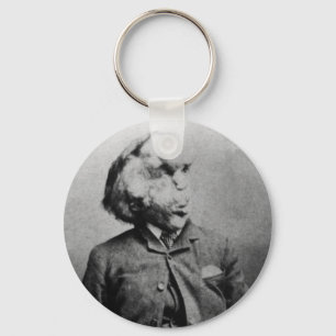 Joseph "John" Merrick The Elephant Man from 1889 Keychain