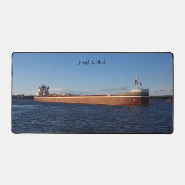 Joseph L. Block desk mat (Front)