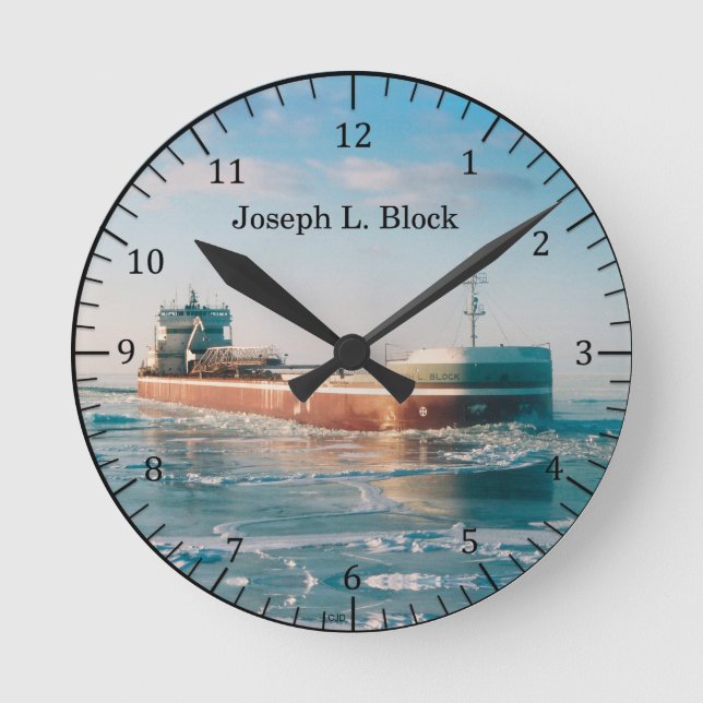 Joseph L. Horloge à bloc (Recto)