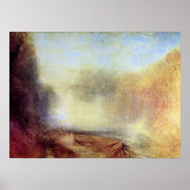 Joseph Mallord Turner - Falls of the Clyde Poster (Front)