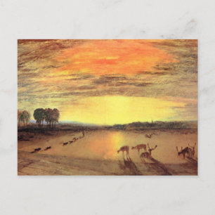 Joseph Mallord Turner - Petworth Park Postcard