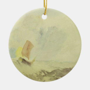 Joseph Mallord William Turner A Sea Piece - A Ro Ceramic Ornament