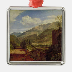 Joseph Mallord William Turner Chateau de St. Mic Metal Ornament