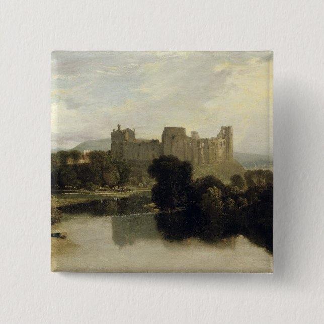Joseph Mallord William Turner | Cockermouth Castle 2 Inch Square Button (Front)