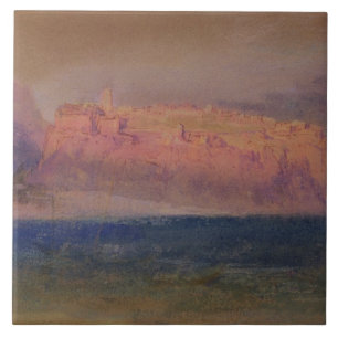 Joseph Mallord William Turner Corsica, (Monaco?) Tile