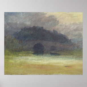 Joseph Mallord William Turner   Evening Landscape  Poster