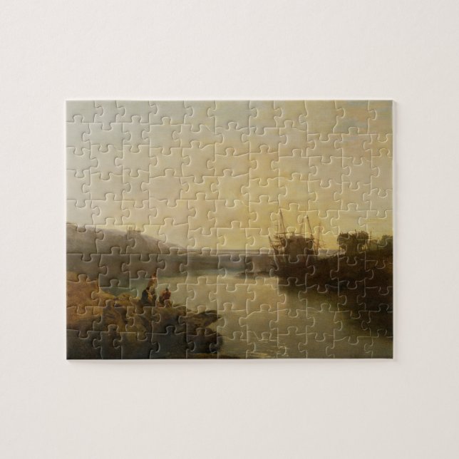 Joseph Mallord William Turner | Harlech Castle, fr Jigsaw Puzzle (Horizontal)