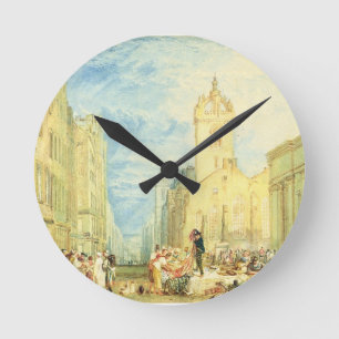 Joseph Mallord William Turner High Street, Edinb Round Clock