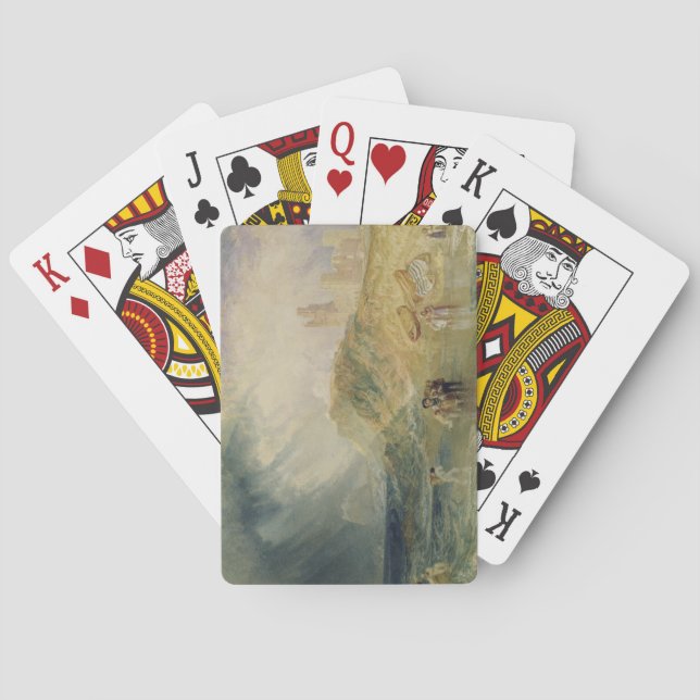 Joseph Mallord William Turner | Holy Island, North Playing Cards (Back)