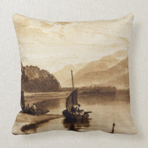 Joseph Mallord William Turner Inverary Pier, 185 Throw Pillow