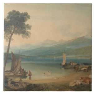 Joseph Mallord William Turner - Lake Geneva Tile