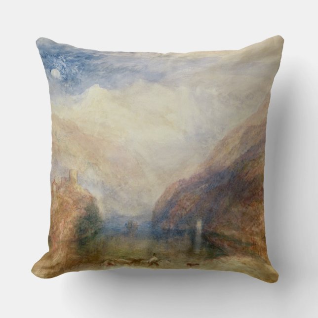 Joseph Mallord William Turner | Lake of Brienz (w/ Throw Pillow (Front)