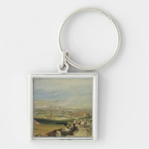 Joseph Mallord William Turner   Leeds (w/c on wove Keychain
