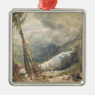 Joseph Mallord William Turner   Mere de Glace, in Metal Ornament