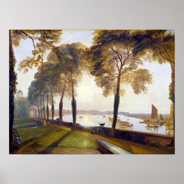Joseph Mallord William Turner Mortlake Terrace Poster (Front)