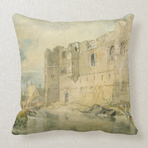Joseph Mallord William Turner Newark-upon-Trent, Throw Pillow