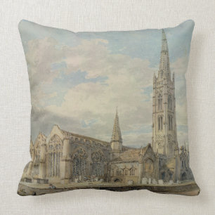 Joseph Mallord William Turner   North-east View of Throw Pillow