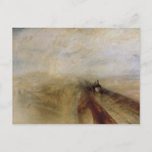 Joseph Mallord William Turner Rain Steam and Spe Postcard