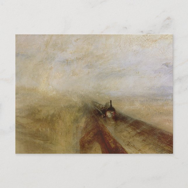Joseph Mallord William Turner | Rain Steam and Spe Postcard (Front)