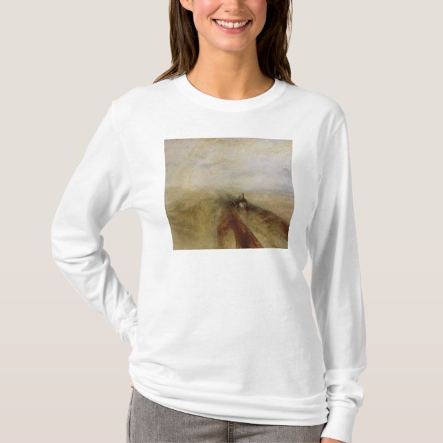 Joseph Mallord William Turner | Rain Steam and Spe T-Shirt (Front)