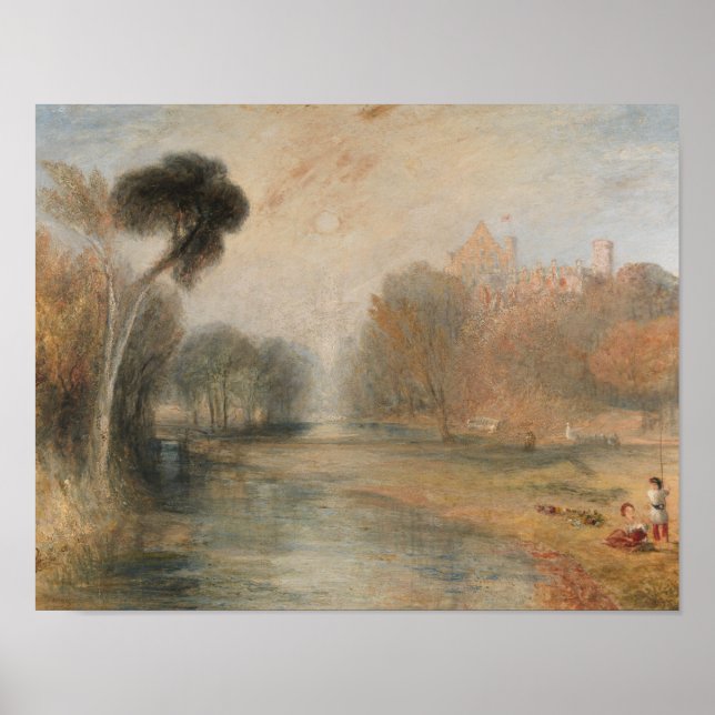 Joseph Mallord William Turner - Schloss Rosenau Poster (Front)