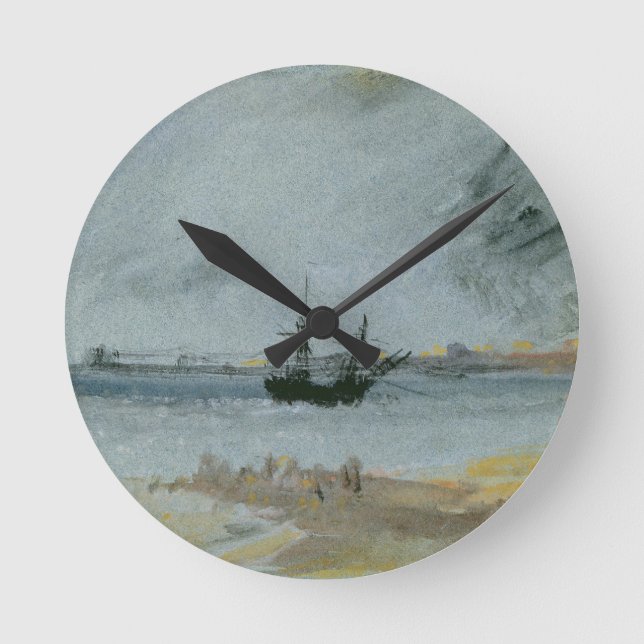 Joseph Mallord William Turner | Ship Aground, Brig Round Clock (Front)