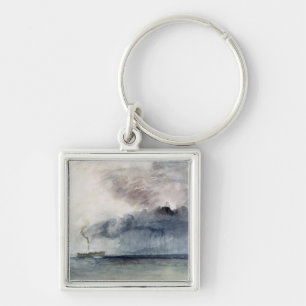 Joseph Mallord William Turner   Steamboat in a Sto Keychain