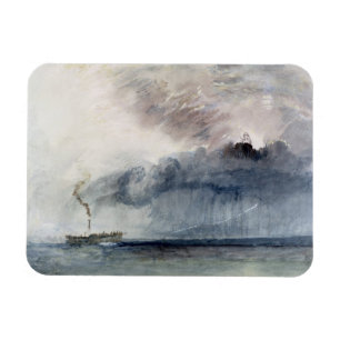 Joseph Mallord William Turner   Steamboat in a Sto Magnet
