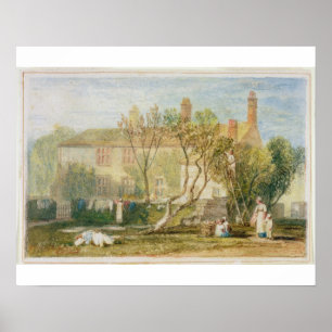 Joseph Mallord William Turner   Steeton Manor Hous Poster