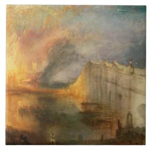 Joseph Mallord William Turner - The Burning of the Tile