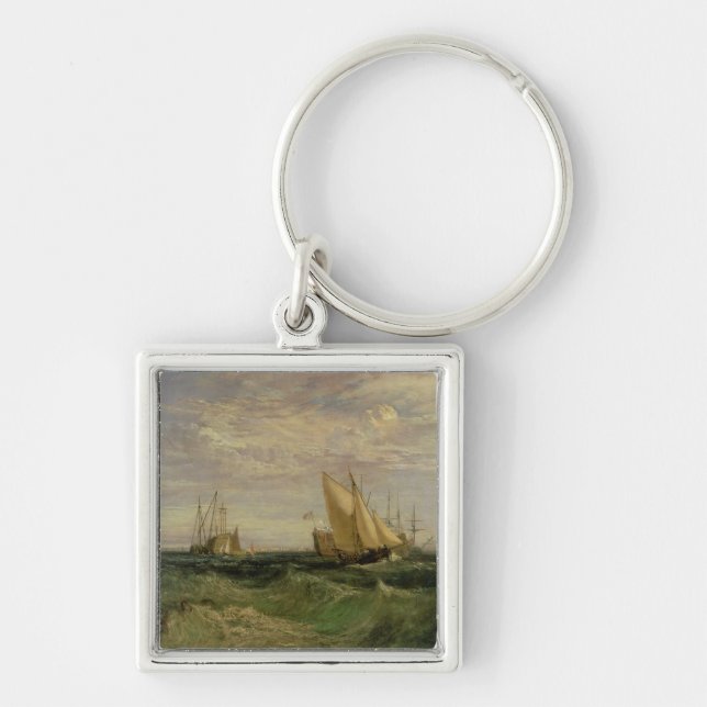 Joseph Mallord William Turner | The Confluence of  Keychain (Front)