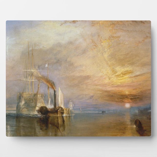 Joseph Mallord William Turner | The Fighting Temer Plaque (Front)