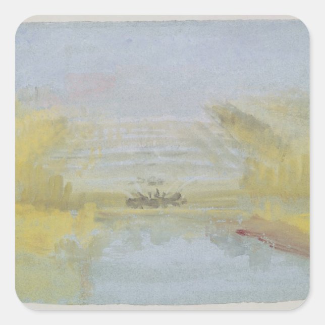 Joseph Mallord William Turner | The Fountains at V Square Sticker (Front)
