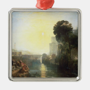 Joseph Mallord William Turner   The Rise of the Ca Metal Ornament