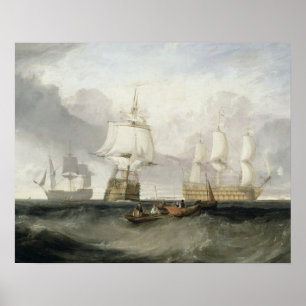 Joseph Mallord William Turner   The 'Victory' Retu Poster