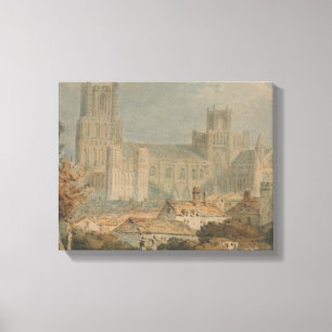 Joseph Mallord William Turner - View of Ely Canvas Print