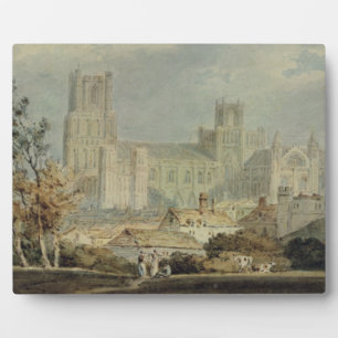 Joseph Mallord William Turner View of Ely Cathed Plaque