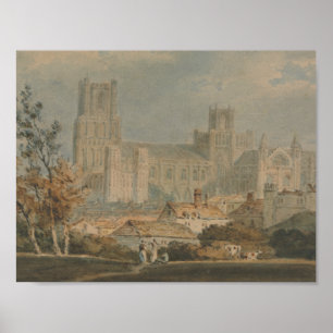 Joseph Mallord William Turner - View of Ely Poster