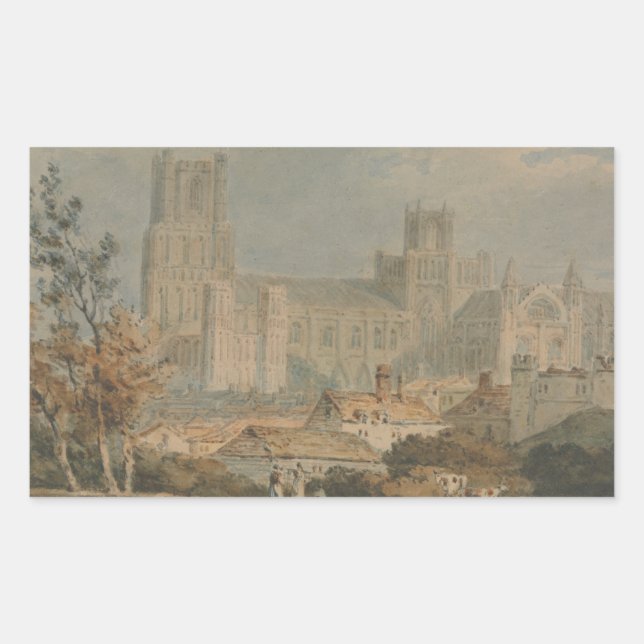 Joseph Mallord William Turner - View of Ely Sticker (Front)