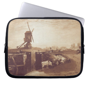 Joseph Mallord William Turner   Windmill and Lock, Laptop Sleeve