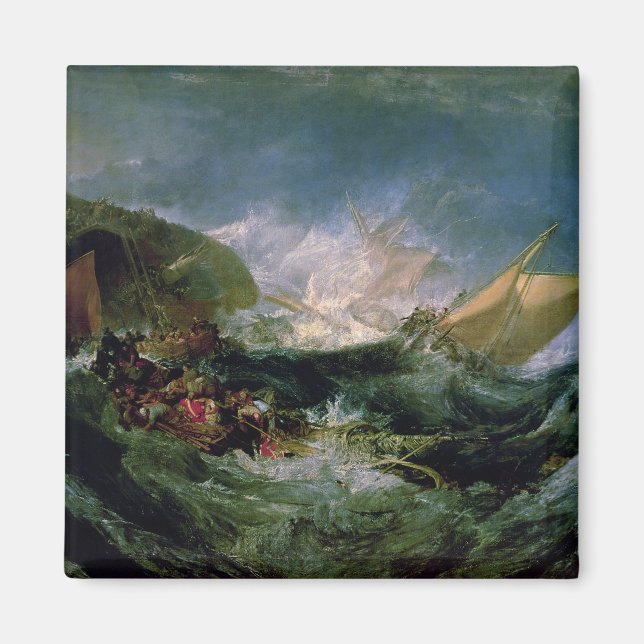  Joseph Mallord William Turner | Wreck of a Transp Magnet (Front)