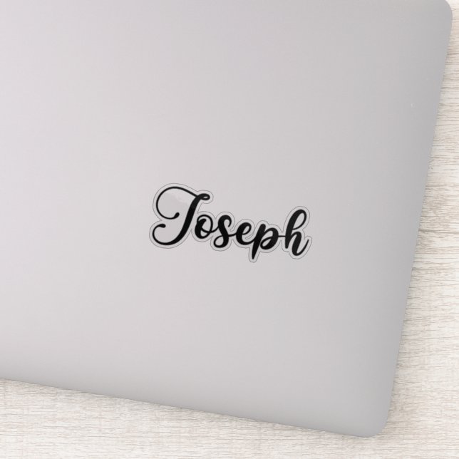 Joseph Name - Handwritten Calligraphy (Detail)