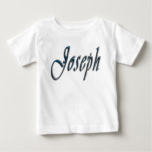 Joseph, Name, Logo, Babies White T-shirt