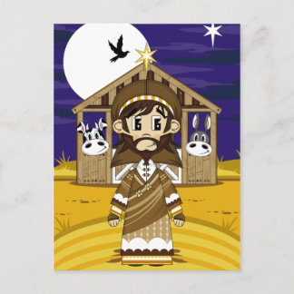 Joseph Nativity Postcard